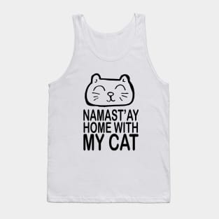 Namast Ay Home With My Daughter T Shirts Tank Top